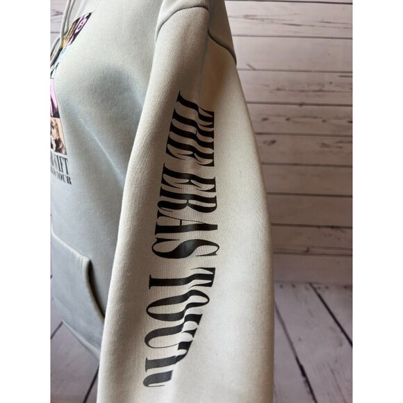 Taylor Swift The Eras Tour Hoodie Sweatshirt Hooded Pullover Gray Swiftie 2023 - Picture 4 of 9